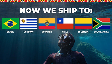 NOW we ship to Brazil, Uruguay, Ecuador, Chile, Colombia, and South Africa!