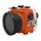 SeaFrogs 60M/195FT Waterproof housing for Sony A6xxx series Salted Line with pistol grip & 6" Dry dome port (Orange) - Surfing photography edition / GEN 3