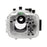 Sony A7R III V.3 Series SeaFrogs 40M/130FT Waterproof housing with Flat standard port with 67mm thread for Sony FE 28-70mm F3.5-5.6 OSS Lens (Manual zoom gear included) White