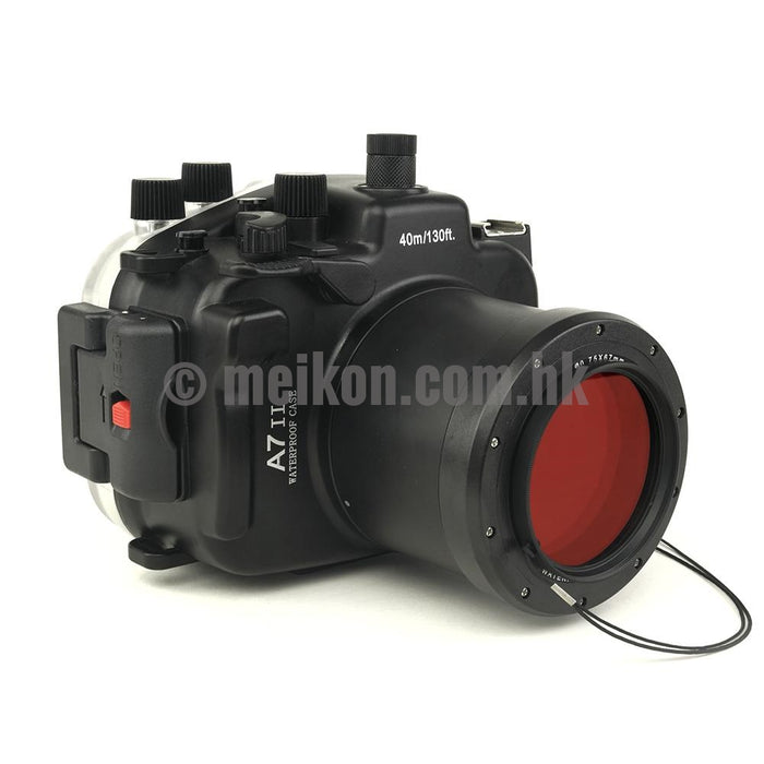 Sony A7 II 40m/130ft Meikon Underwater Camera Housing with 67mm threaded port