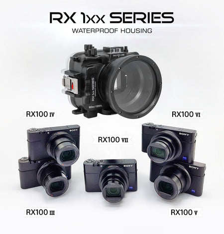 RX1xx series Salted Line underwater/surfing camera housing Price starts from 247 USD.