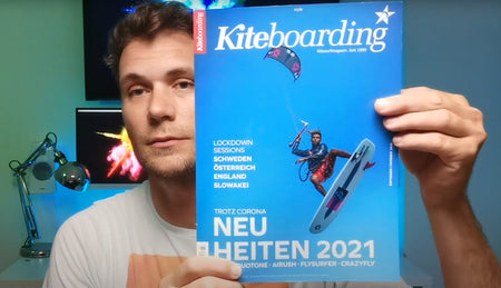Kiteboarding magazine Cover shot