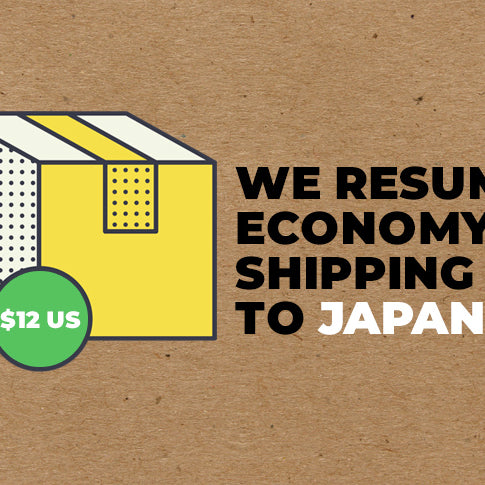 WE RESUME ECONOMY SHIPPING TO JAPAN!