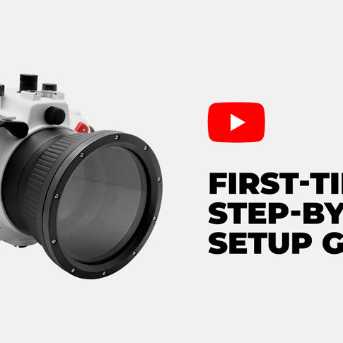 MUST WATCH! First-time step by step setup guide. Meikon / Sea Frogs Waterproof Camera Housings