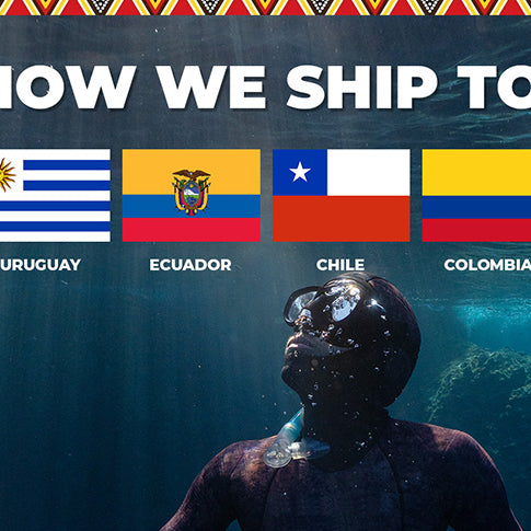 NOW we ship to Brazil, Uruguay, Ecuador, Chile, Colombia, and South Africa!