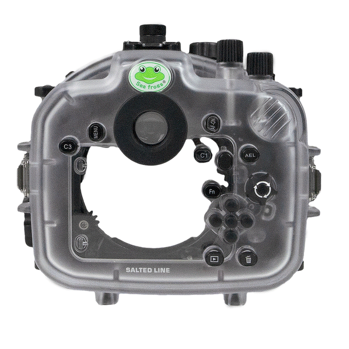 Sony A7 IV Salted Line series 40M/130FT Waterproof camera housing with Standard port.Black