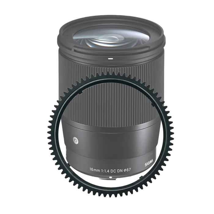 [55-SFFG80E18105] Focus Gear for Sigma 16mm F1.4 DC DN E-Mount Lens