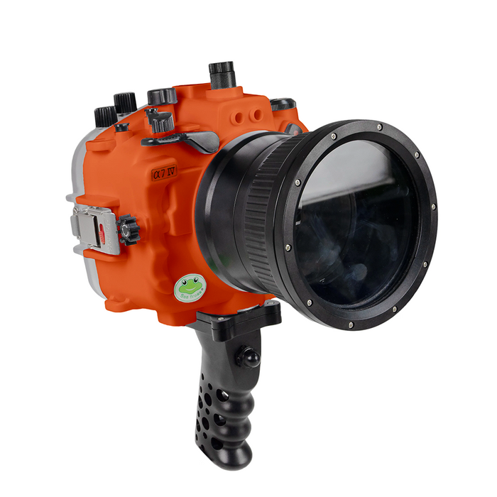 Sony A7 IV Salted Line seafrogs salted line housing orange color
