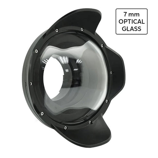 6" Optical Glass Dry Dome Port for Salted Line series waterproof housings 60M/195FT