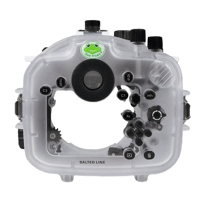 Sony A7 IV Salted Line series 40m/130ft  waterproof camera housing with 6" Optical Glass Dome port V.1. White