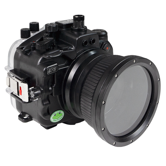 Sony A7 IV Salted Line series 40M/130FT Waterproof camera housing with Standard port.Black