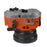 60M/195FT Waterproof housing for Sony RX1xx series Salted Line with Aluminium Pistol Grip & 6" Dry Dome Port(Orange)