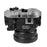 60M/195FT Waterproof housing for Sony RX1xx series Salted Line with 6" Optical Glass Dry Dome Port (Black)