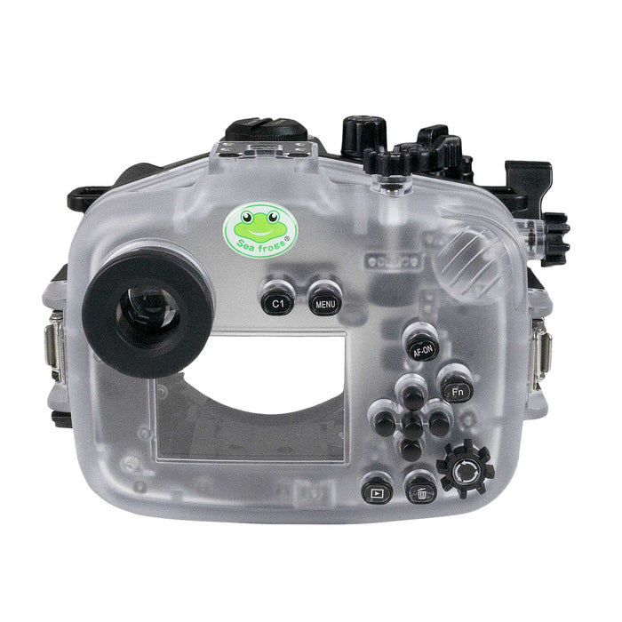 Sea Frogs Sony A7C II/A7CR 40M/130FT Waterproof housing with 6" optical Glass Dome port V.10 (FE16-35 F4 ZA OSS Zoom gear included).