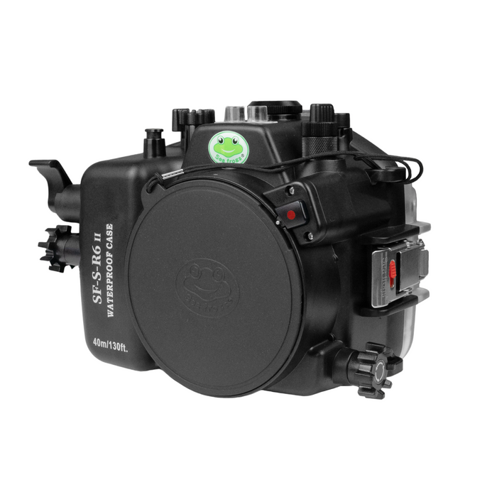 Sea Frogs 40m/130ft Underwater camera housing for Canon EOS R6 Mark II with 6" Dome Port V.13 (RF 15-35 f/2.8L)