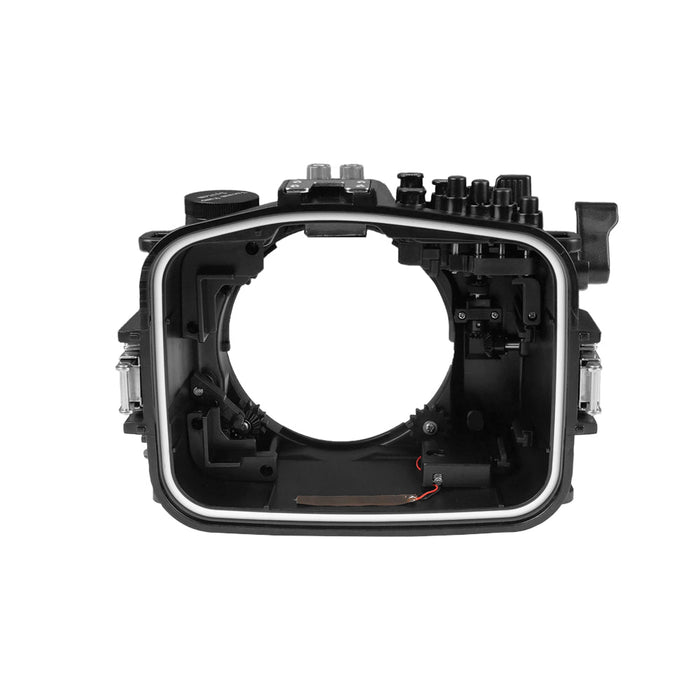 Sony FX3 40M/130FT Underwater camera housing with 6" Glass Flat long port for Sigma 24-70 F2.8 DG DN