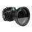 Sony A7 IV NG 40M/130FT Underwater camera housing with 6" Glass Flat long port for SONY FE24-70mm F2.8 GM II