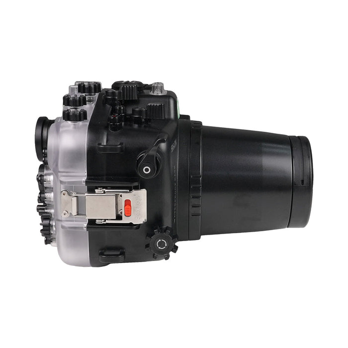 Sony A7 IV NG 40M/130FT Underwater camera housing Including Long Port with 67mm thread (FE90mm Focus gear).