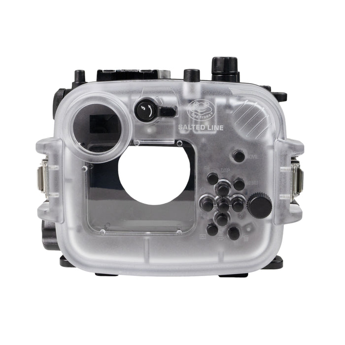 60M/195FT Waterproof housing for Sony RX1xx series Salted Line with Pistol grip & 6" Dry Dome Port (Black)