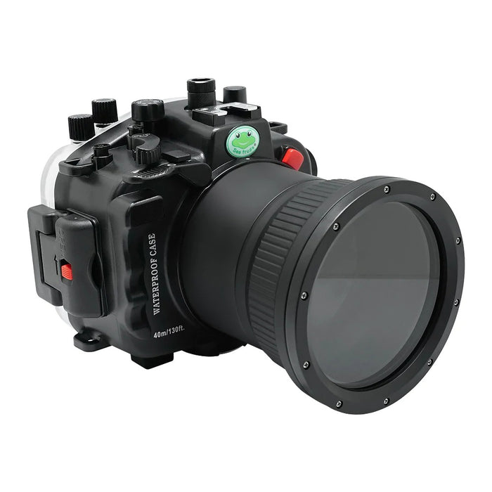 Sony A9 II 40M/130FT Underwater camera housing (Including Flat Long port) Focus gear for FE 90mm / Sigma 35mm included