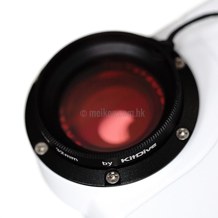 Red Diving filter 32mm for Meikon iPhone & Samsung waterproof mobile cases