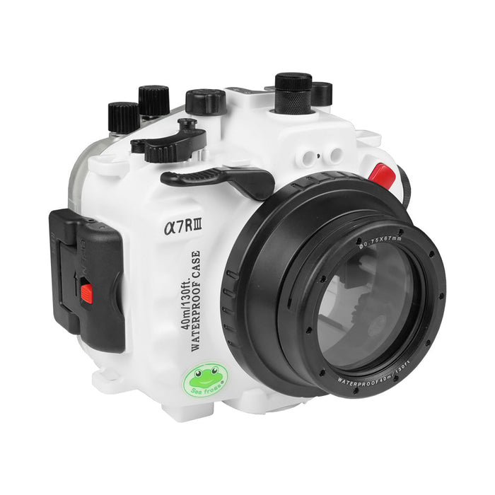 Sony A7 III  V.3 series 40M/130FT Underwater camera housing with Flat short port with 67mm thread for Sony FE 28-60mm F4-5.6