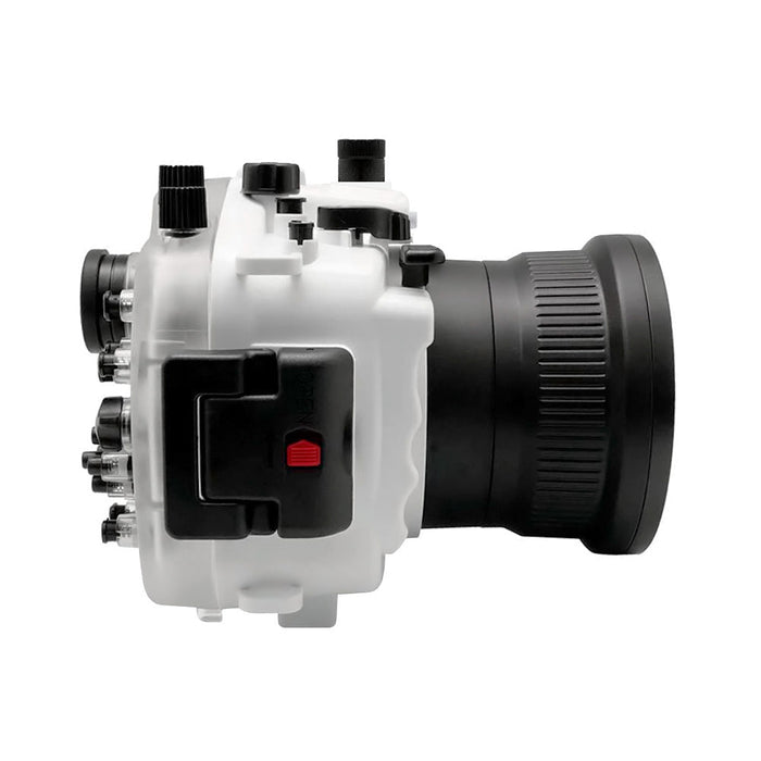 Sony A7 III V.3 Series UW camera housing kit with 6" Optical Glass Dome port V.7 (Including standard port) White.