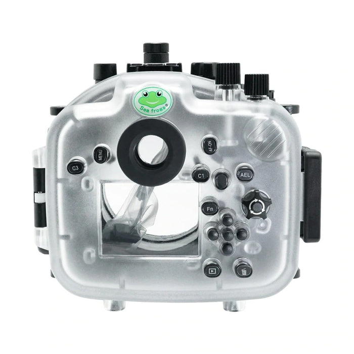 Sony A1 40M/130FT Underwater camera housing with Standard port. White