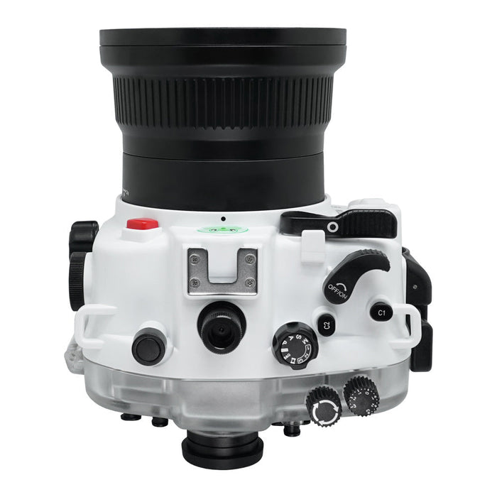 Sony A9 II UW camera housing kit with 6" Optical Glass Dome port V.7 (Including standard port) White.