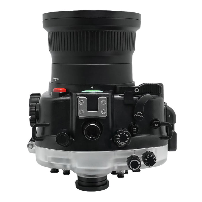 Sony A9 II UW camera housing kit with 6" Optical Glass Dome port V.7 (Including standard port) Black.