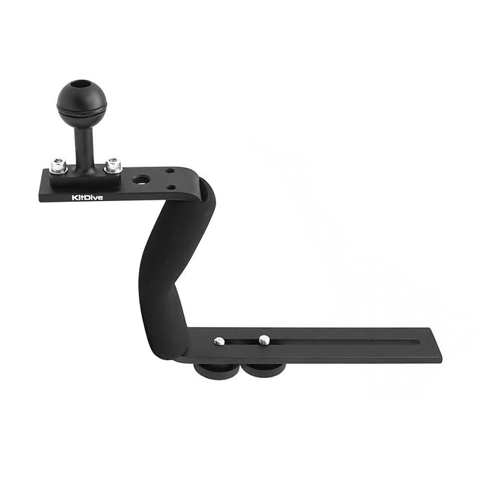 Black Aluminium Diving Handle for Underwater Camera Housings