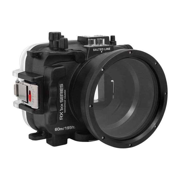 60M/195FT Waterproof housing for Sony RX1xx series Salted Line (Black)