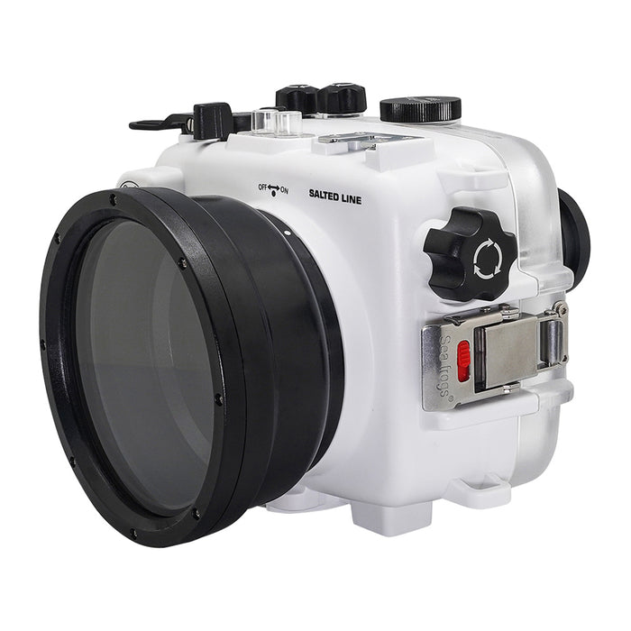 SeaFrogs UW housing for Sony A6xxx series Salted Line with 6" Dry dome port (White) / GEN 3