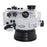 SeaFrogs UW housing for Sony A6xxx series Salted Line with Aluminium Pistol Grip & 6" Optical Glass Dry dome port (White) / GEN 3