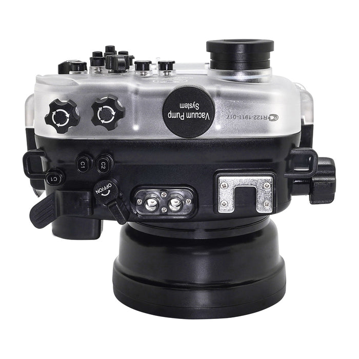 SeaFrogs 60M/195FT Waterproof housing for Sony A6xxx series Salted Line with 55-210mm lens port / GEN 3