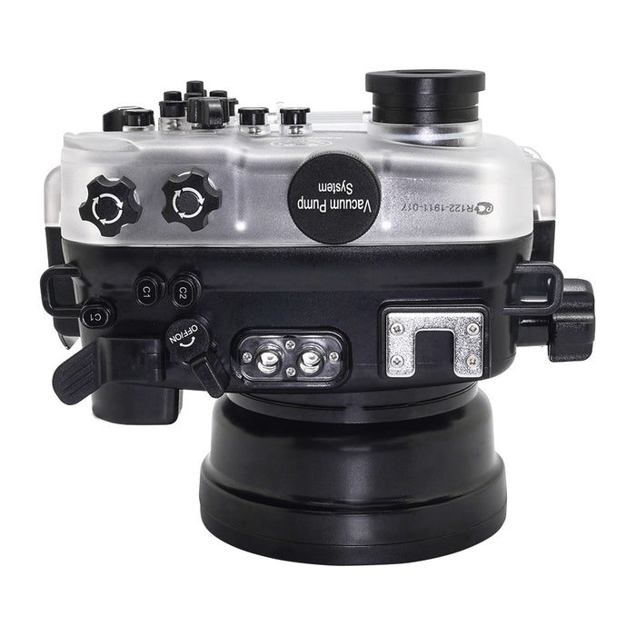 SeaFrogs 60M/195FT Waterproof housing for Sony A6xxx series Salted Line with 6" Dry dome port / GEN 3