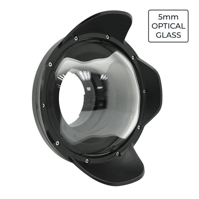 6" Optical Glass Dry Dome Port for Meikon & SeaFrogs Mirrorless Housings V.5 40M/130FT