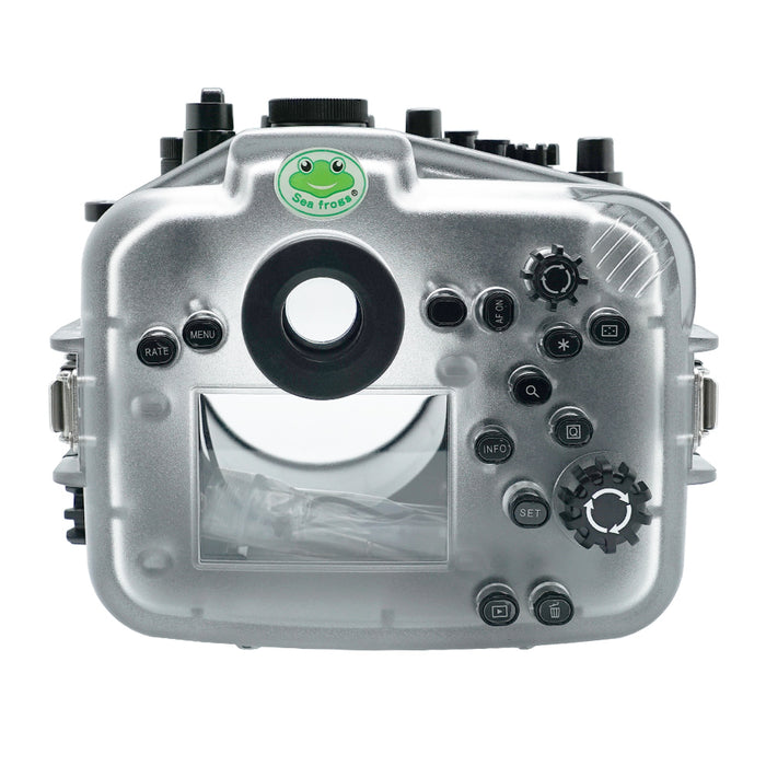 SeaFrogs 40m/130ft Underwater camera housing for Canon EOS R5 with 6" Dry Dome Port (RF 14-35mm f/4L)