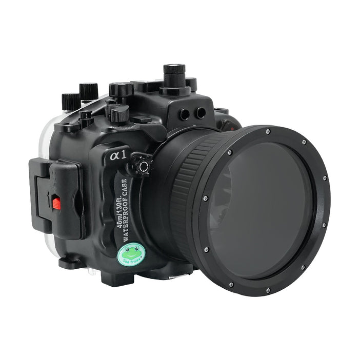 Sony A1 40M/130FT Underwater camera housing with Standard port