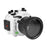 Sony A1 40M/130FT Underwater camera housing with Standard port. White