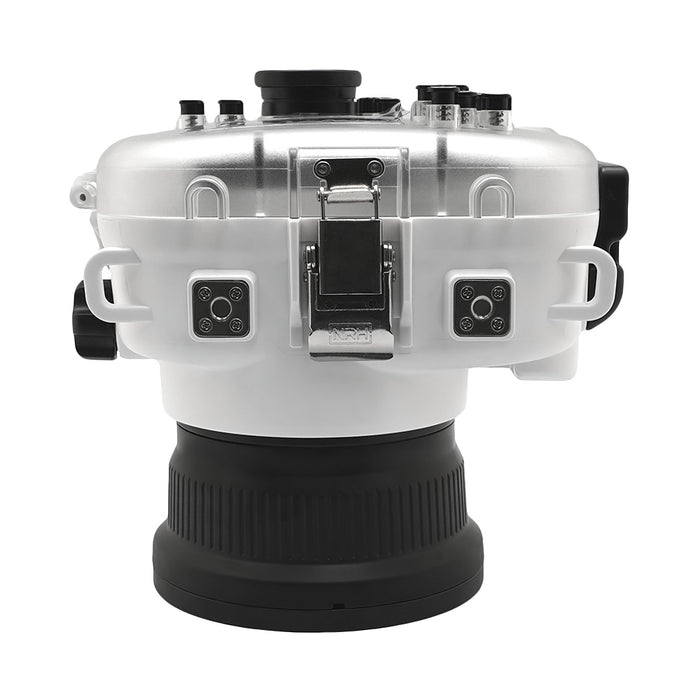 Fujifilm X-T3 40M/130FT Underwater camera housing kit with SeaFrogs Dry dome port V.1 (White)