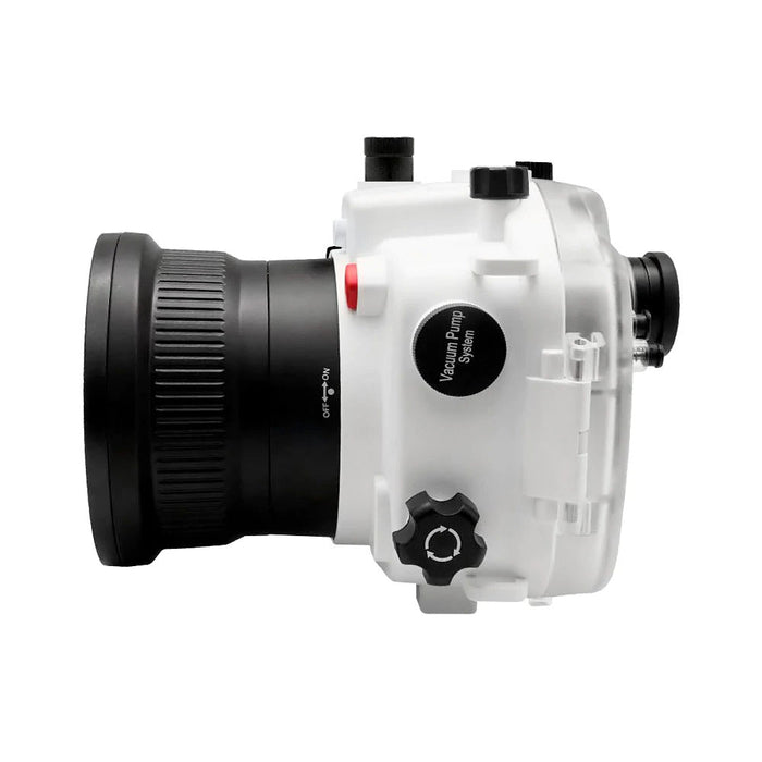 Sony A9 V.3 Series 40M/130FT Underwater camera housing with Zoom ring for FE16-35 F4 included. White
